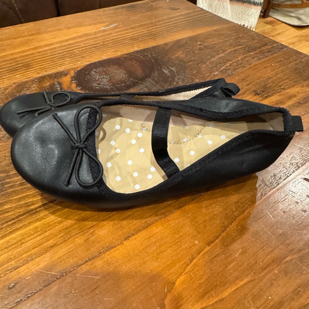 Cat & Jack Black Ballet Flats